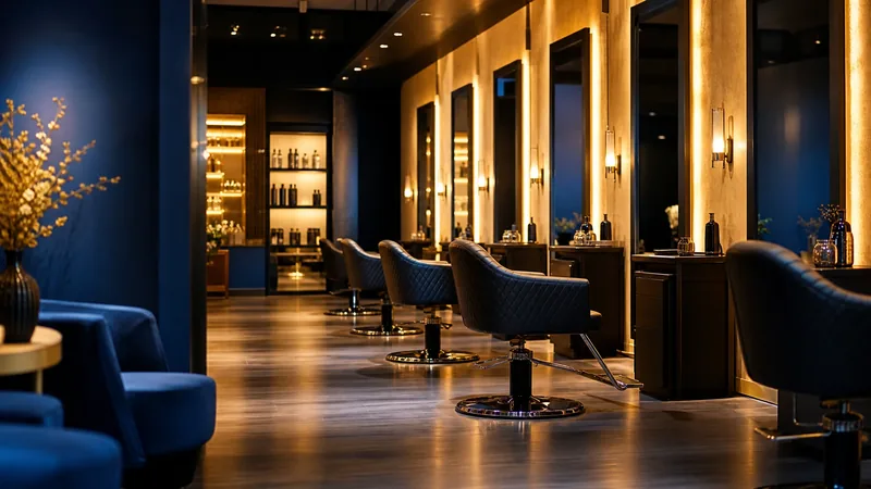 Bright salon interior with styling chairs, How to Start a Barbershop in Minnesota