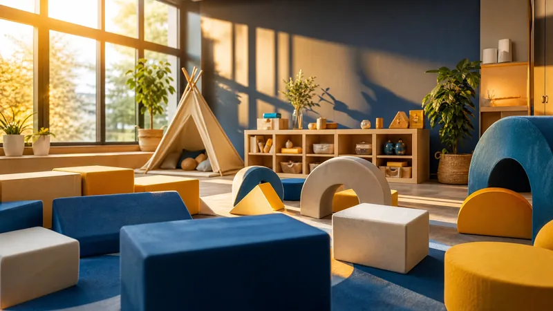 Sunlit playroom with soft blocks, How to Open a Child Care Center in Minnesota