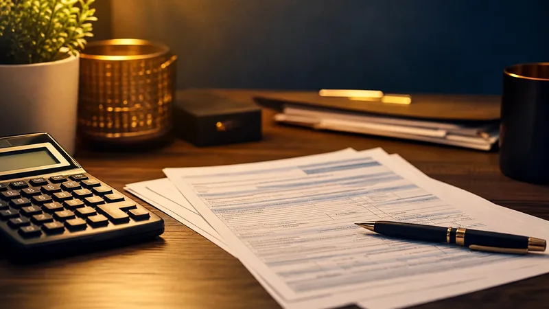 Tax forms and a calculator on a desk, Minnesota LLC vs S Corp